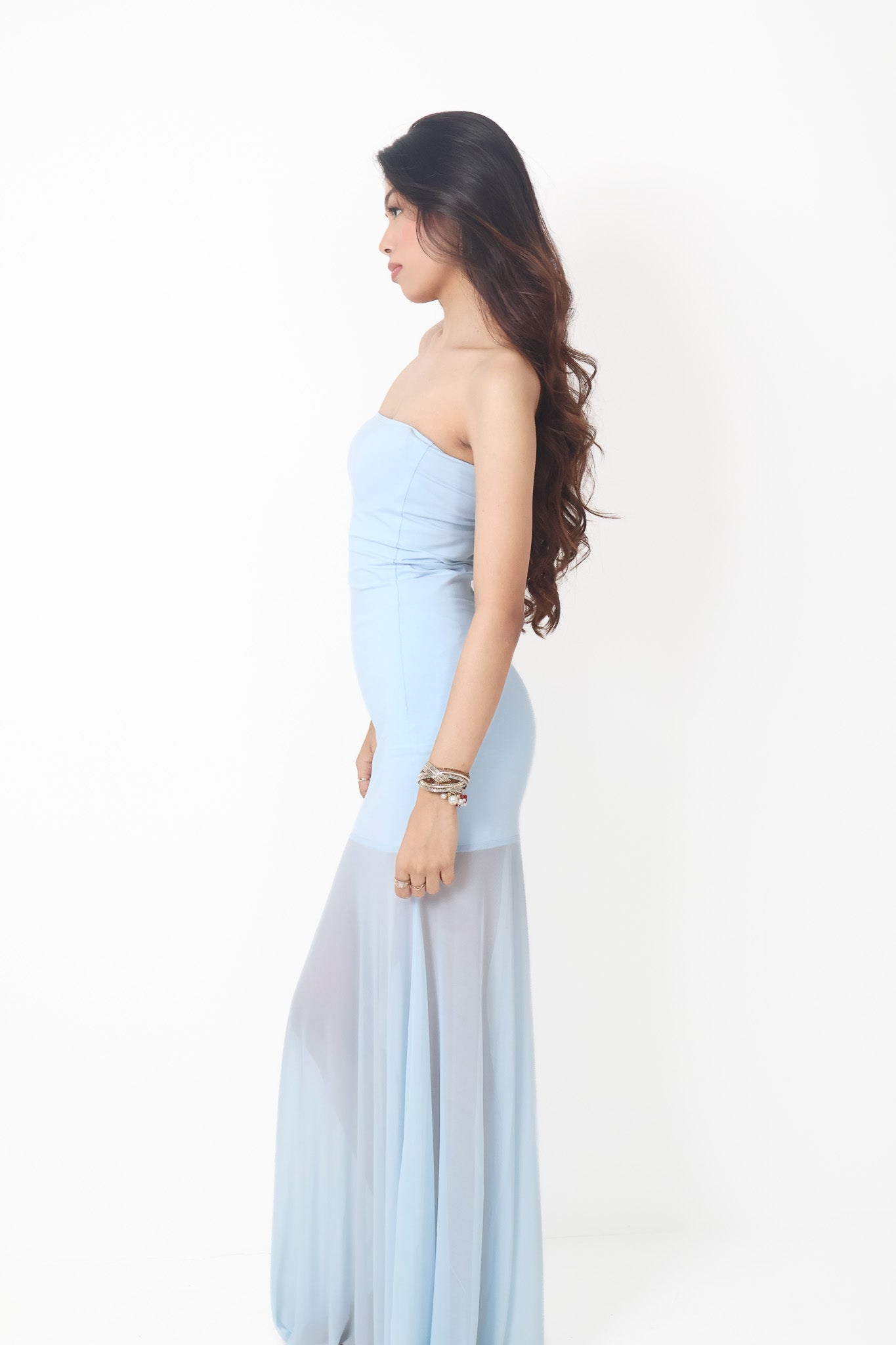 YASMIN MAXI DRESS (POWDER BLUE)