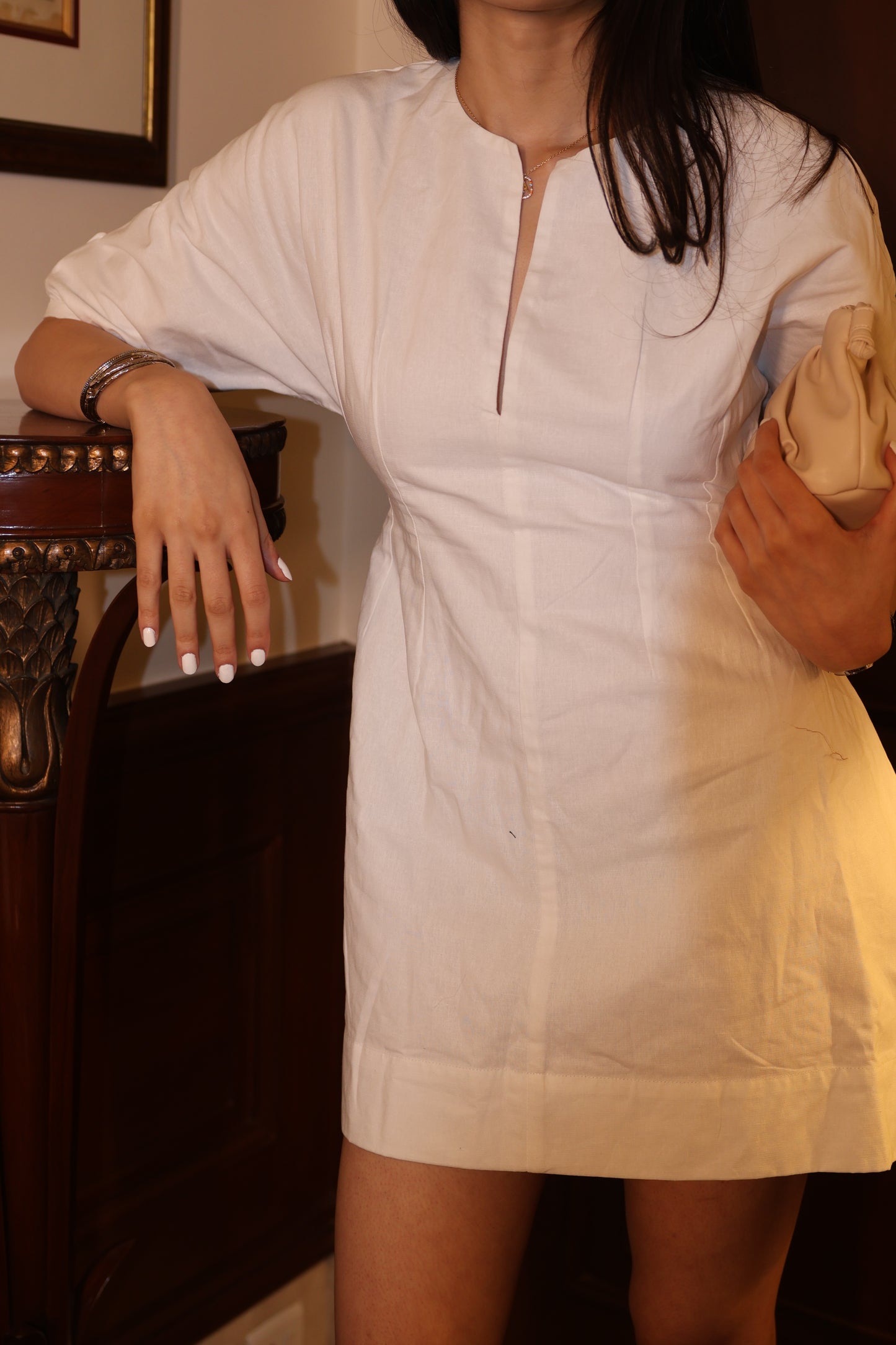 MERYL LINEN DRESS