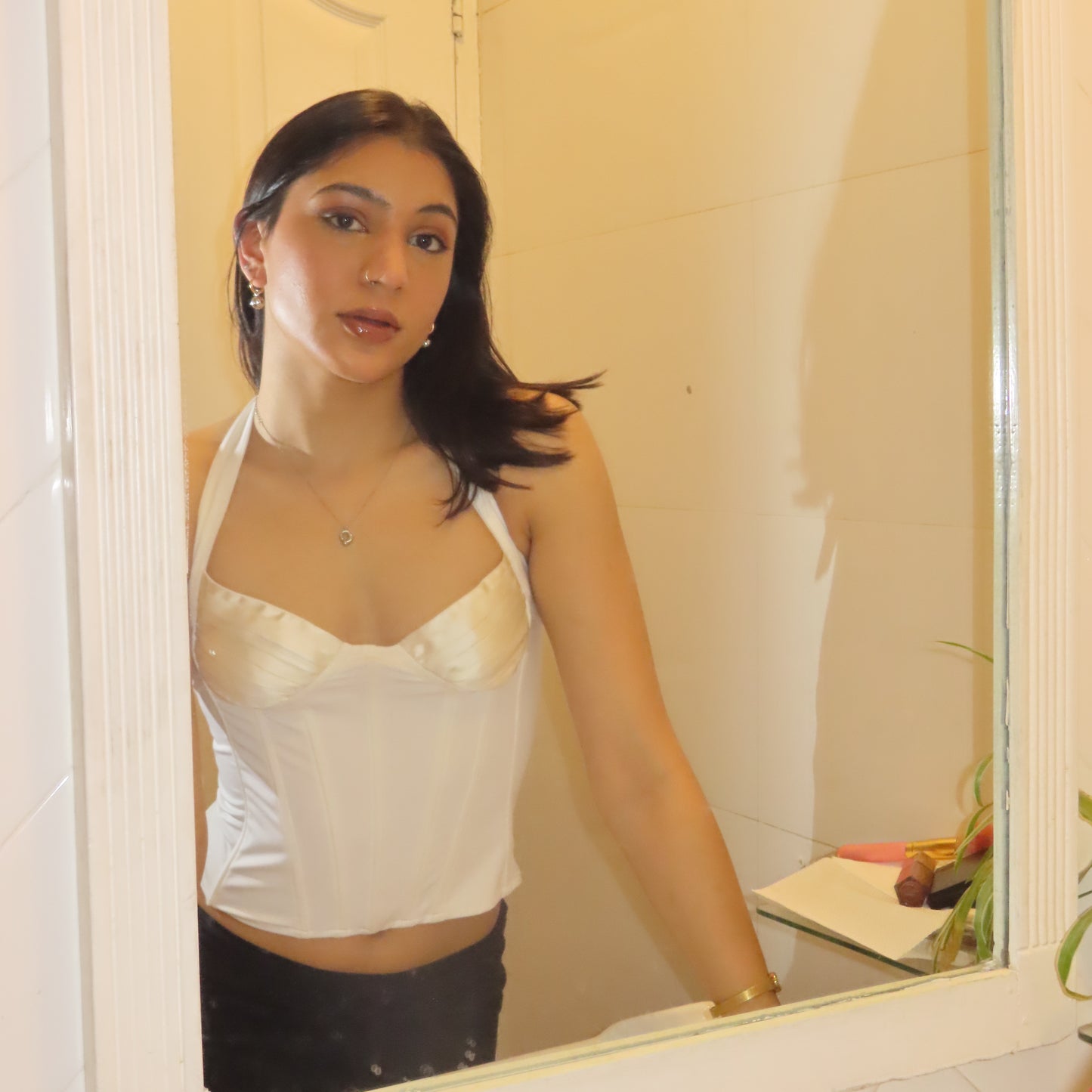 CARRIE CREME CORSET