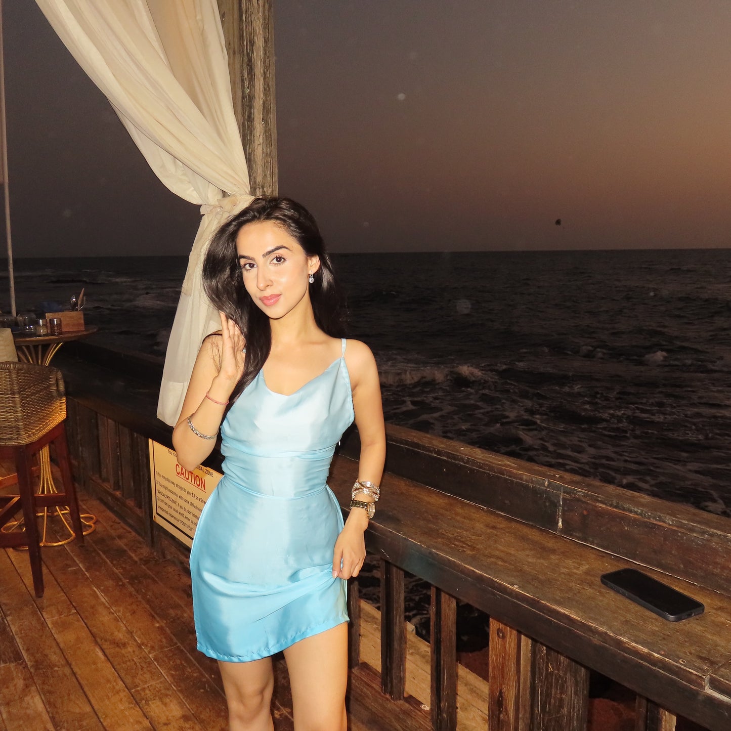 MOANA OMBRE SLIP DRESS
