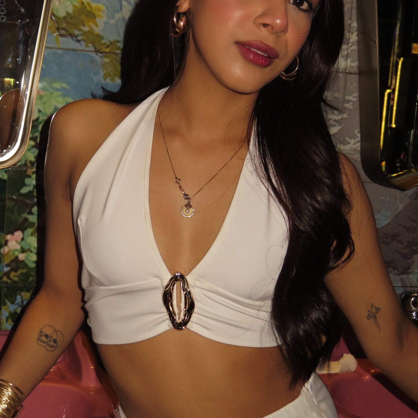 CORAL TOP (WHITE)