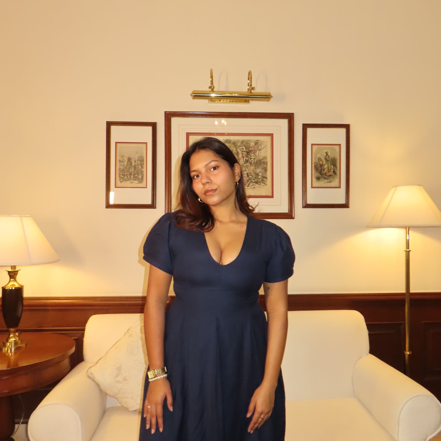 LEENA PLEAT DRESS