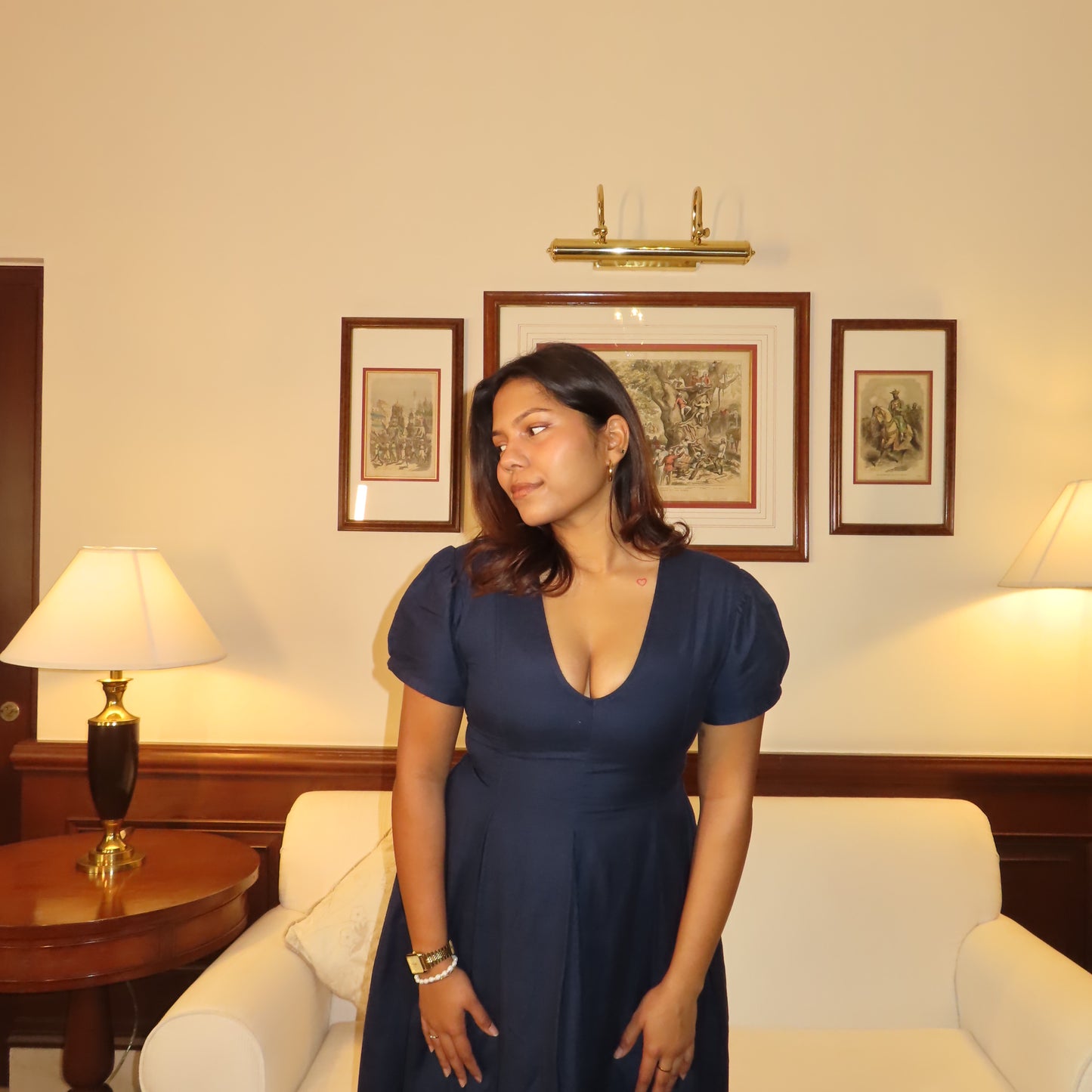 LEENA PLEAT DRESS