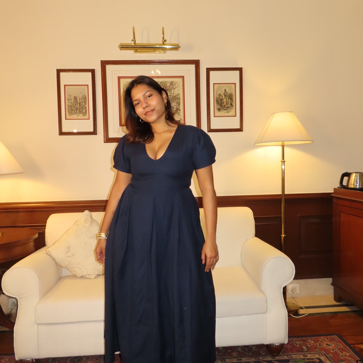 LEENA PLEAT DRESS