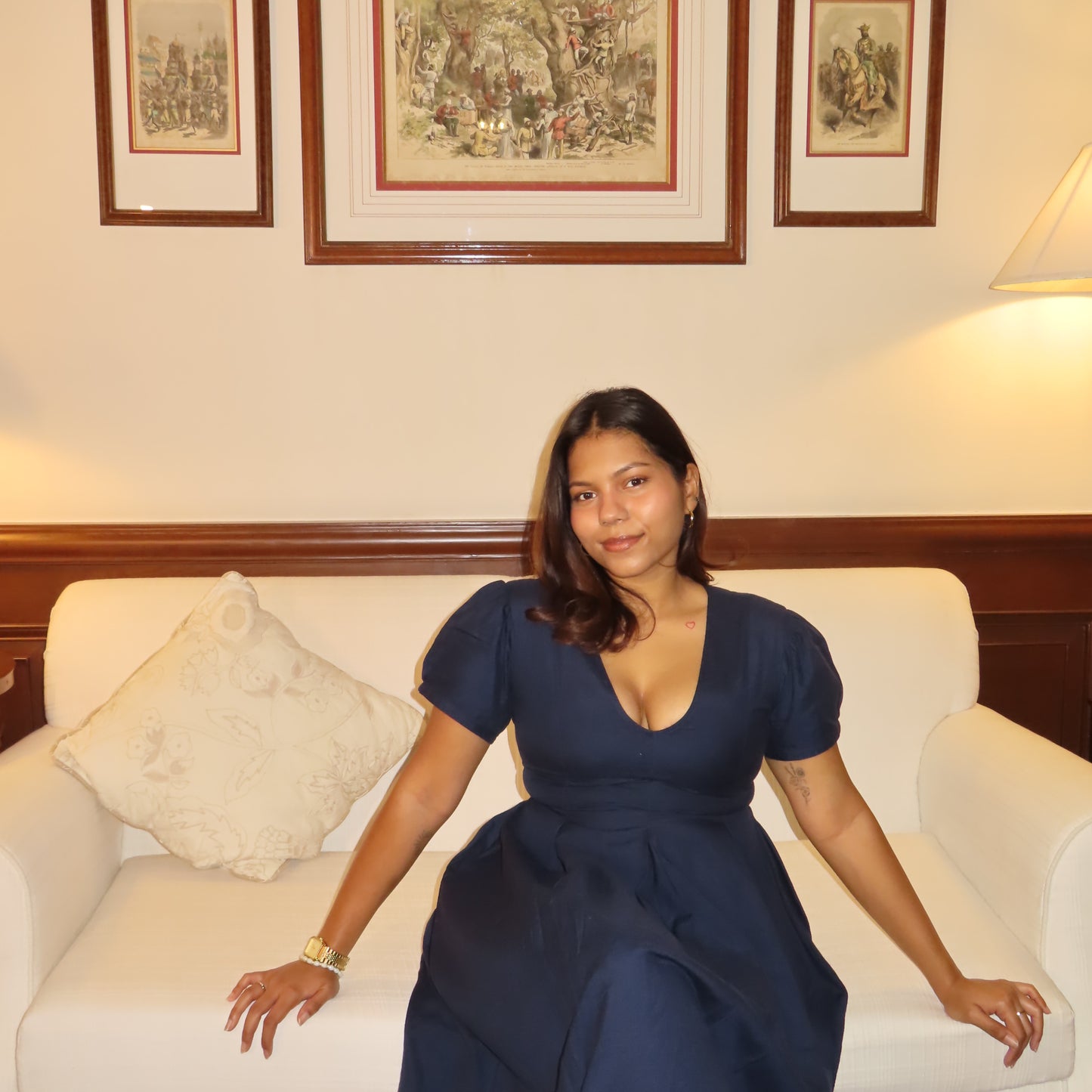 LEENA PLEAT DRESS