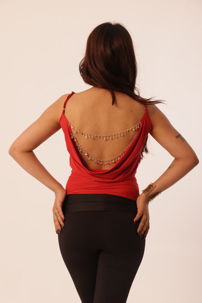 SUNHERI COWL TOP