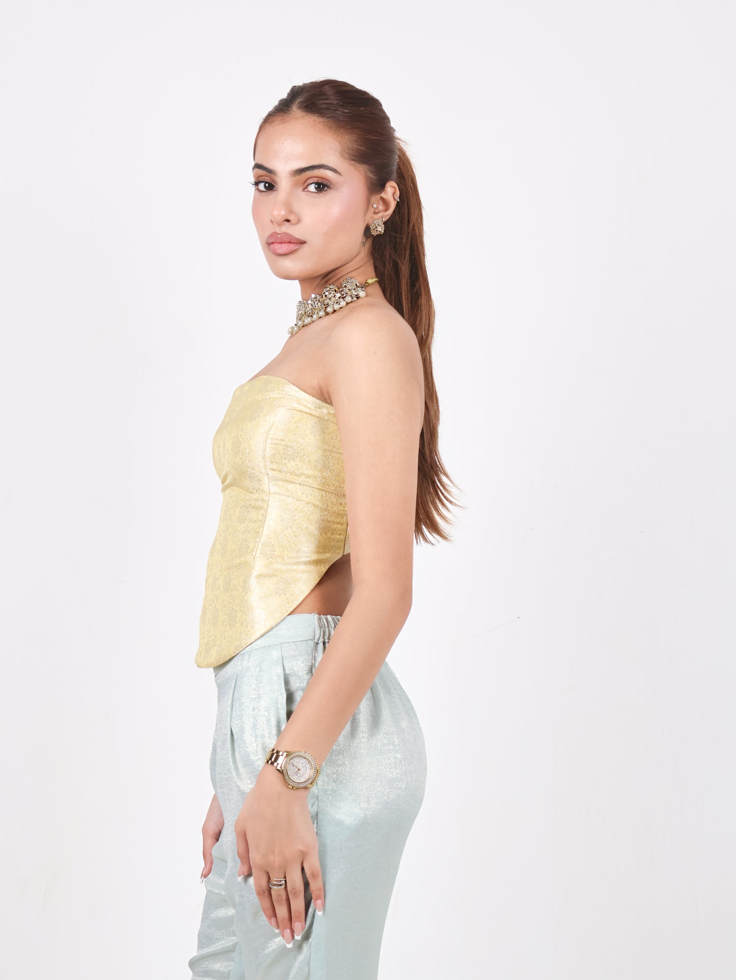 BROCADE CORSET