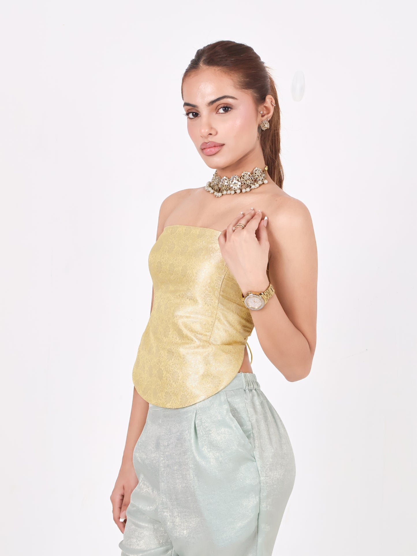 BROCADE CORSET