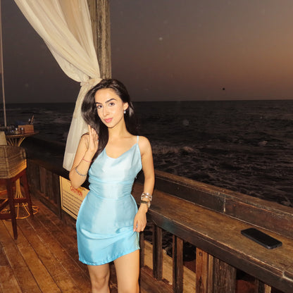 MOANA OMBRE SLIP DRESS
