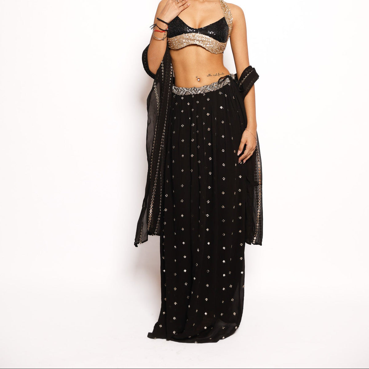 NAZAR SKIRT/ SAREE